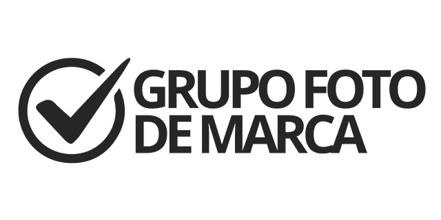 Logo Grupo Foto de Marca com ícone de check (marca de seleção)